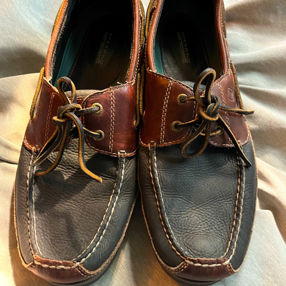 Sperry Top Sider Mens Size 13 Two Tone Leather Boat Shoes